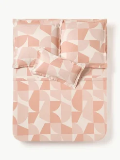 Katoenen laken Elinor met geometrisch patroon^Westwing Collection Fashion
