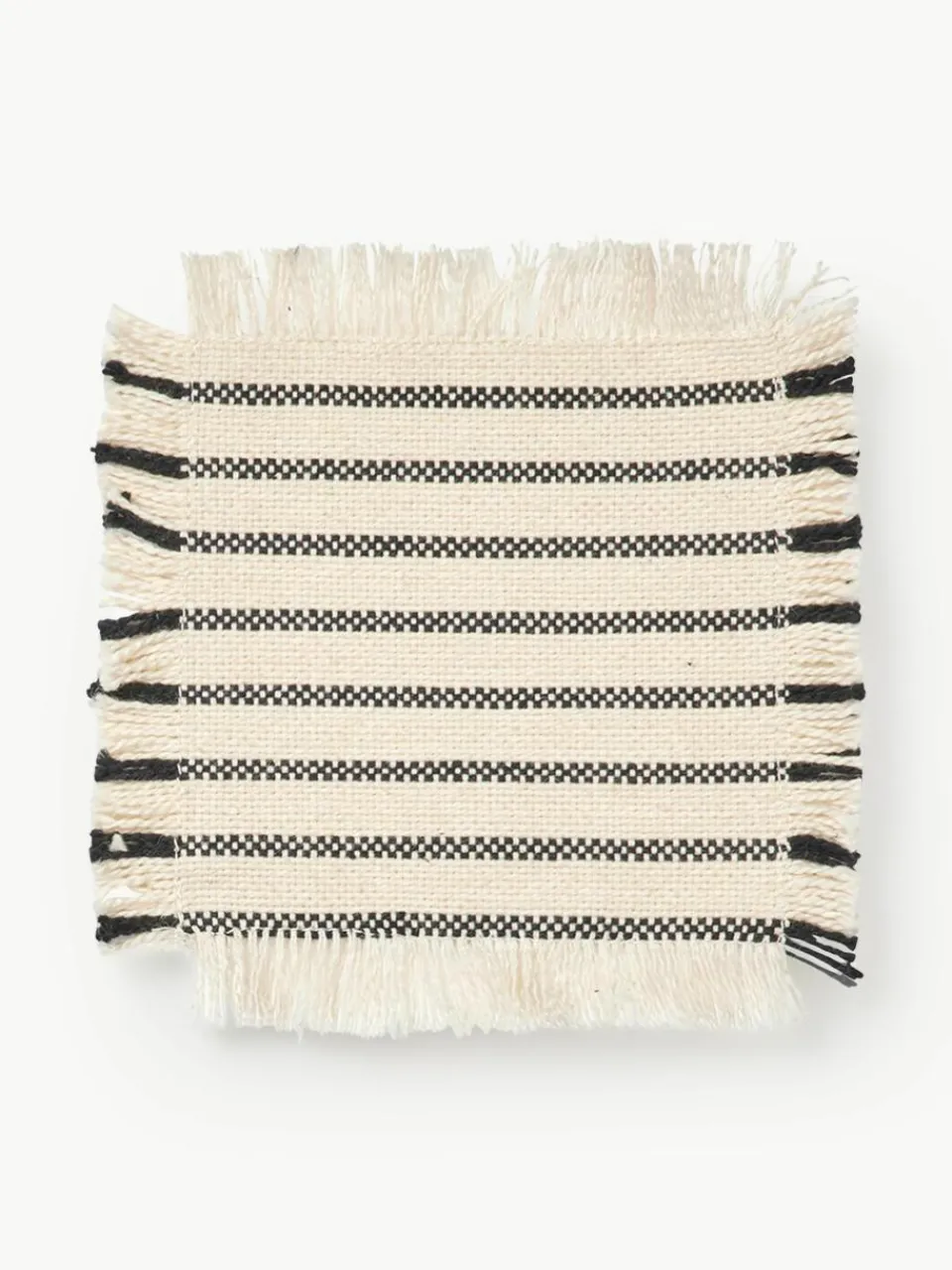 Katoenen onderzetters Elouise met franjes, 4 stuks^Broste Copenhagen Sale