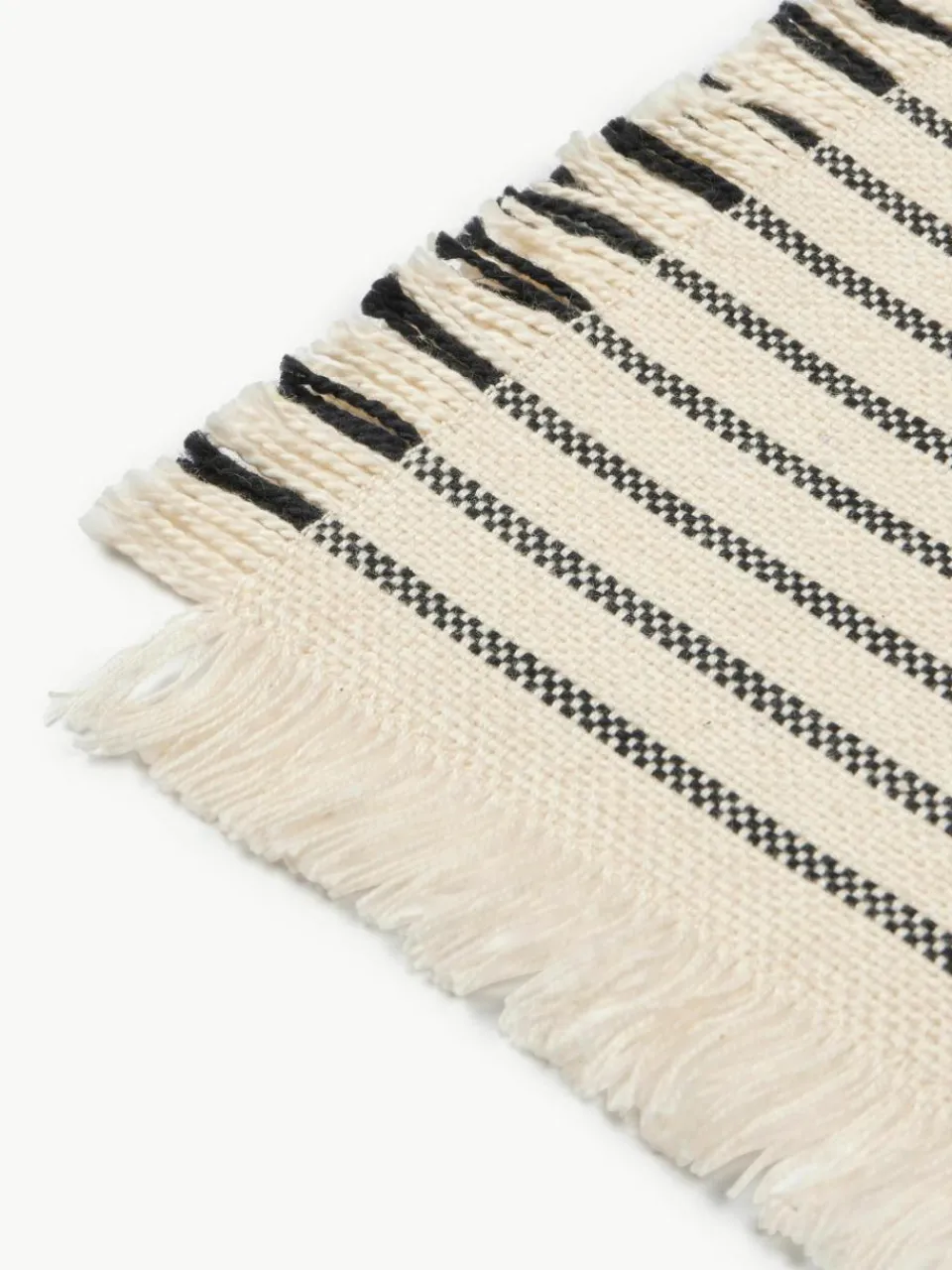 Katoenen onderzetters Elouise met franjes, 4 stuks^Broste Copenhagen Sale