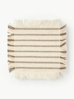 Katoenen onderzetters Elouise met franjes, 4 stuks^Broste Copenhagen New