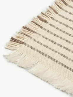 Katoenen onderzetters Elouise met franjes, 4 stuks^Broste Copenhagen New
