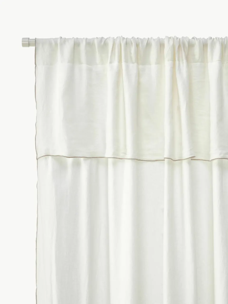 Katoenen perkal kussenhoes Pine^Westwing Collection Sale
