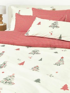 Katoenen perkal kussenhoes Pine^Westwing Collection New
