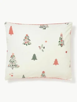 Katoenen perkal kussenhoes Pine^Westwing Collection New