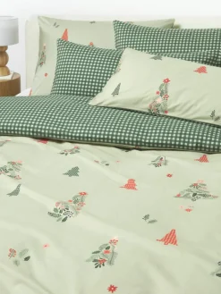 Katoenen perkal kussenhoes Pine^Westwing Collection Clearance