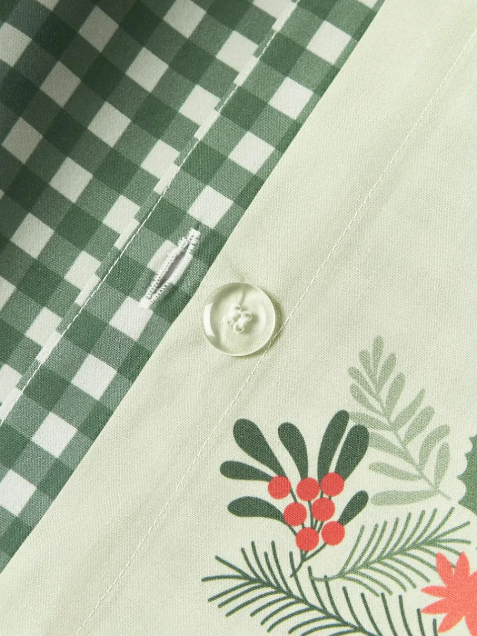 Katoenen perkal kussenhoes Pine^Westwing Collection Clearance
