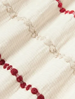 Katoenen perkal kussensloop Arabella^Westwing Collection Sale