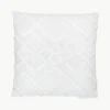 Katoenen perkale kussenhoes Faith met getufte decoratie^Westwing Collection Hot