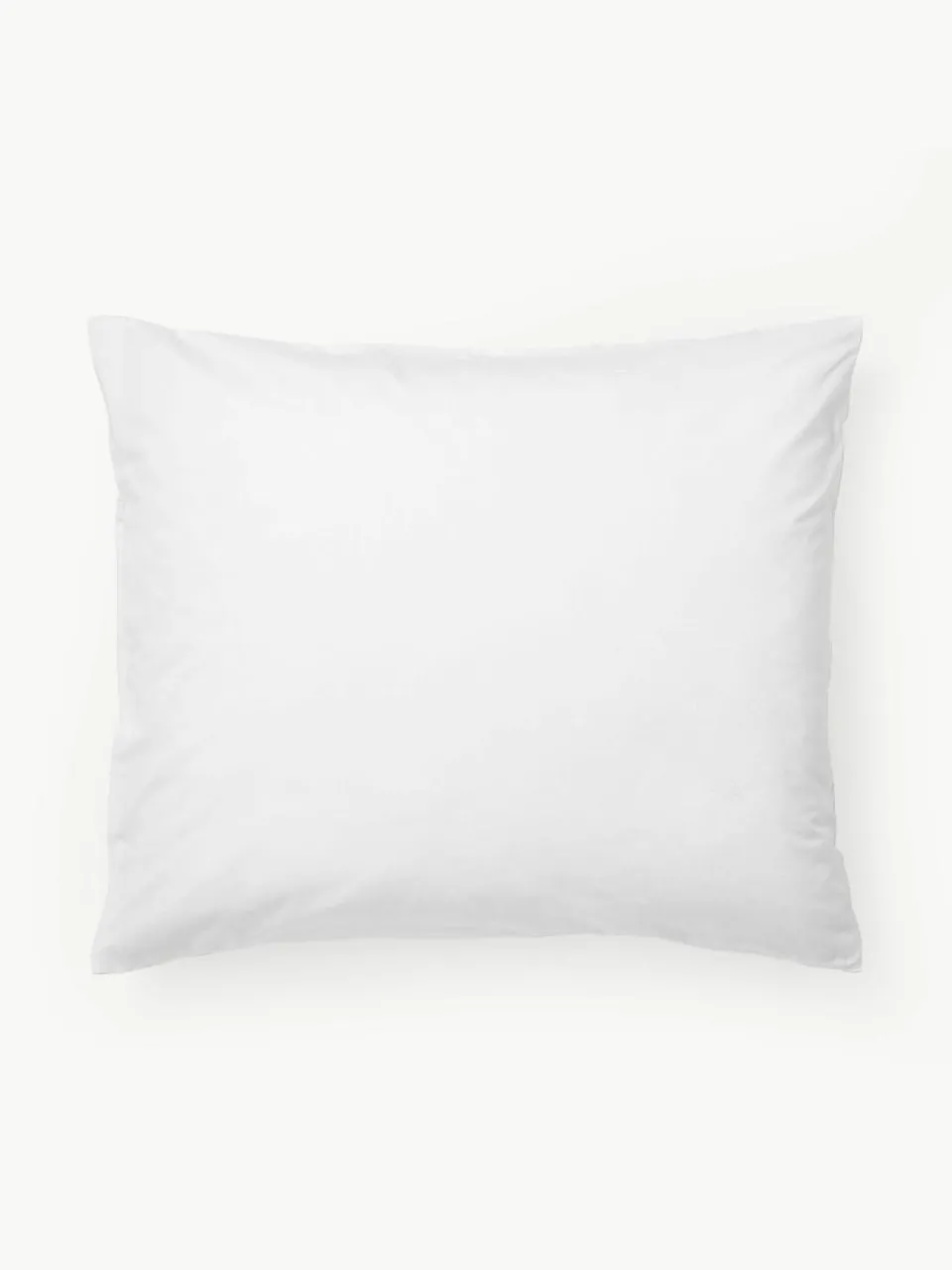 Katoenen perkale kussenhoes Vidal met getuft sneeuwvlokmotief^Westwing Collection Best