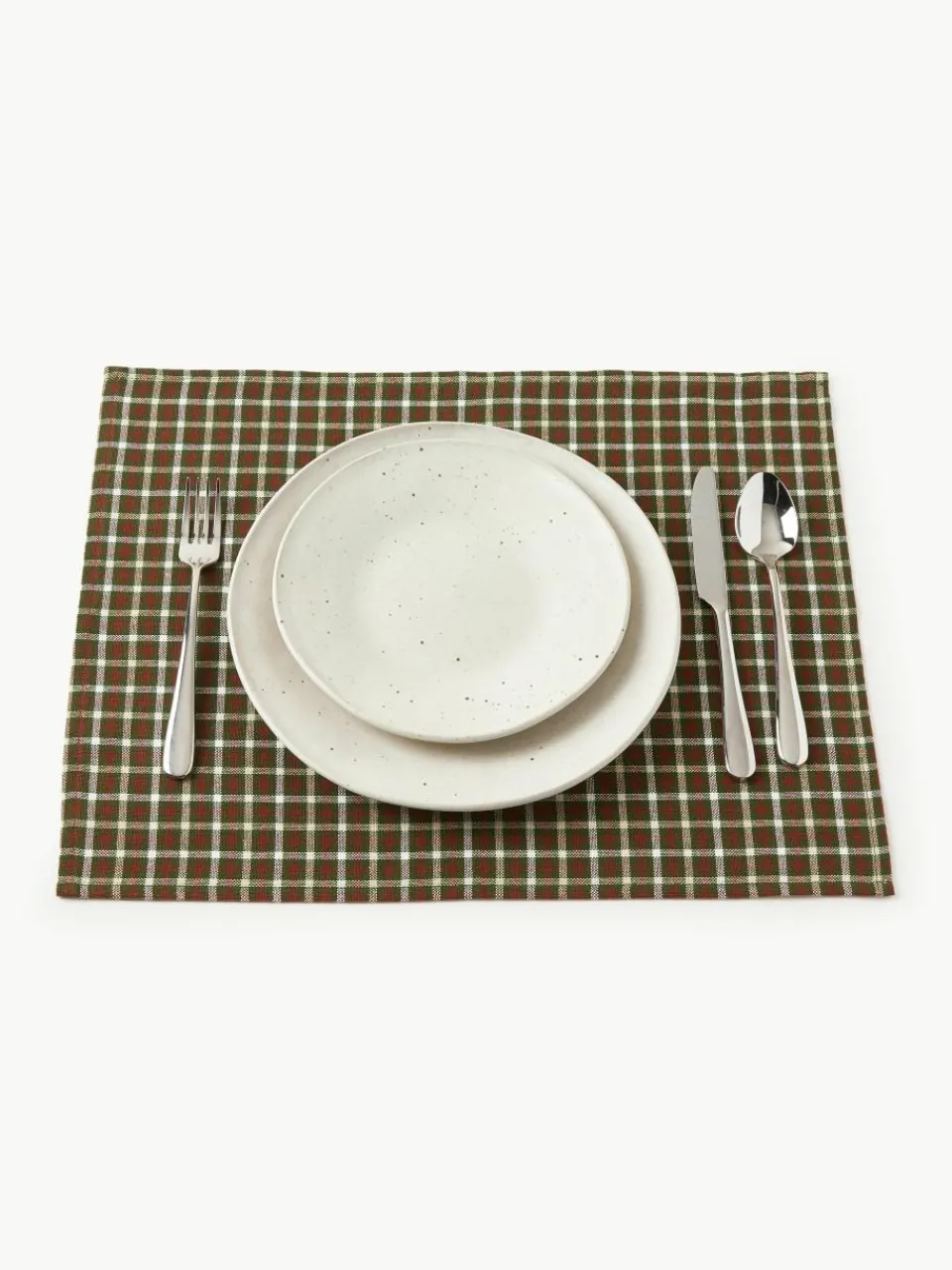 Katoenen placemats Ulla, set van 2^Westwing Collection Online