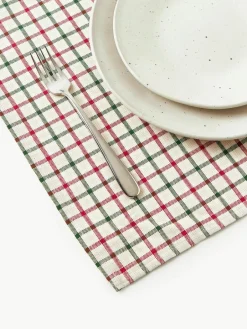 Katoenen placemats Ulla, set van 2^Westwing Collection Clearance