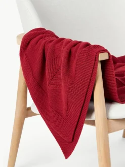 Katoenen plaid Beryl met winters motief^Westwing Collection Fashion