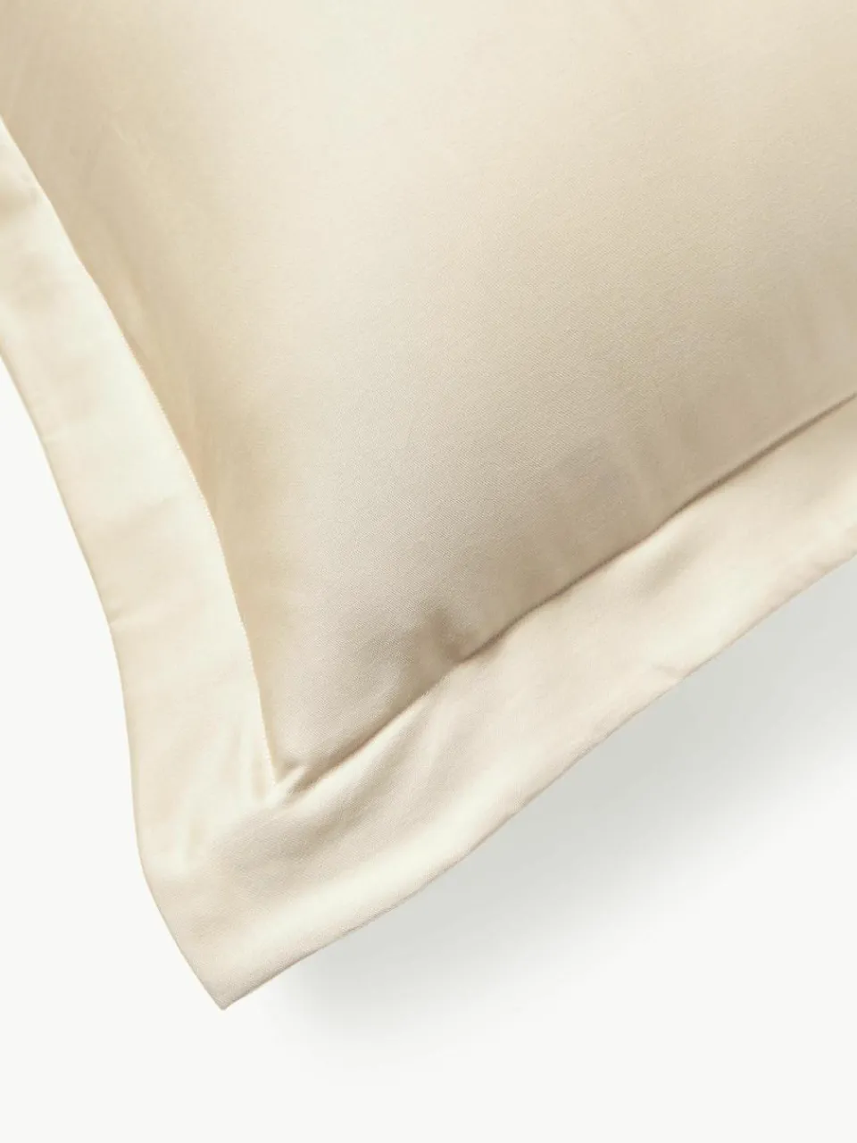 Katoenensatijnen kussenhoes Sakura met bloemenprint^Westwing Collection Fashion