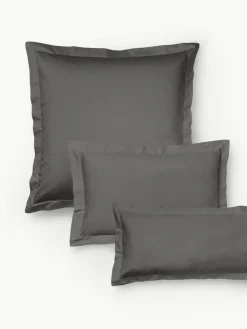 Katoensatijnen kussenhoes Premium^Westwing Collection Sale