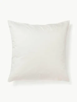 Katoensatijnen kussenhoes Marino met bloemenmotief^Westwing Collection New