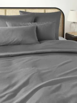 Katoensatijnen kussenhoes Comfort^Westwing Collection Best