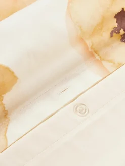 Katoensatijnen kussenhoes Fiorella met bloemenprint^Westwing Collection Hot