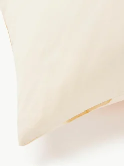 Katoensatijnen kussenhoes Fiorella met bloemenprint^Westwing Collection Hot