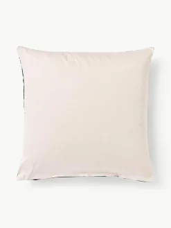 Katoensatijnen kussenhoes Blossom^Westwing Collection Outlet