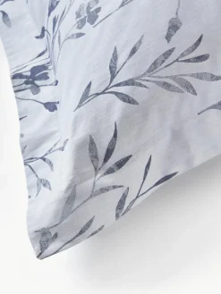 Katoensatijnen kussenhoes Hurley met jacquard patroon^Westwing Collection New