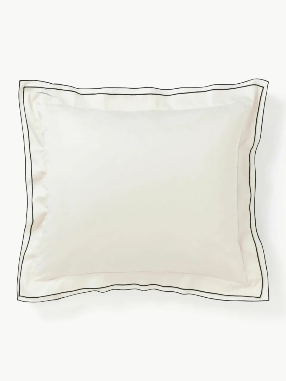 Katoensatijnen kussenhoes Carlotta^Westwing Collection New