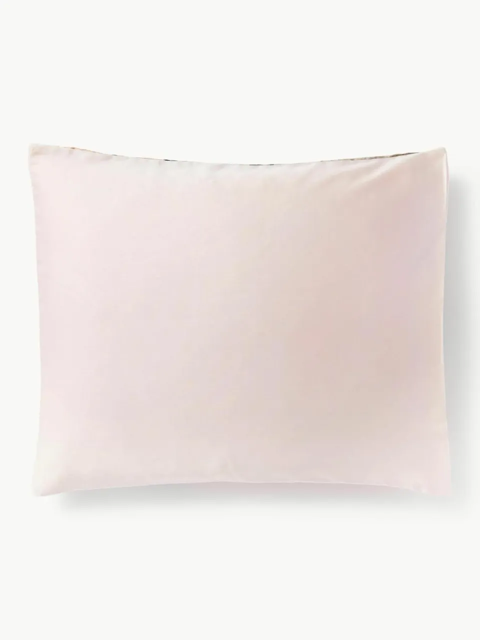 Katoensatijnen kussenhoes Blossom^Westwing Collection Outlet