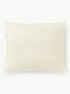 Katoensatijnen kussenhoes Flori met bloemenprint^Westwing Collection Best