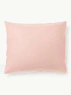 Katoensatijnen kussenhoes Flori met bloemenprint^Westwing Collection Outlet
