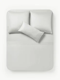 Katoensatijnen laken Comfort^Westwing Collection New
