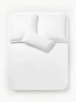 Katoensatijnen laken Comfort^Westwing Collection Outlet