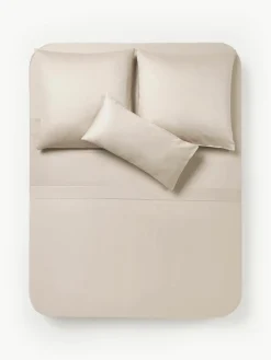 Katoensatijnen laken Comfort^Westwing Collection Clearance