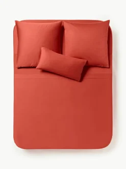 Katoensatijnen laken Comfort^Westwing Collection Hot