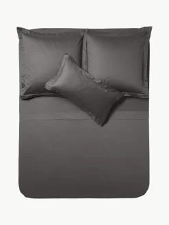 Katoensatijnen laken Premium^Westwing Collection Outlet