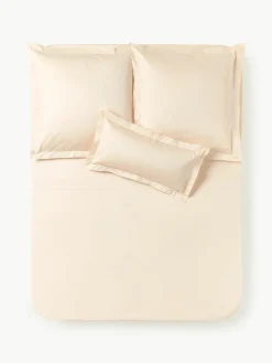 Katoensatijnen laken Premium^Westwing Collection New