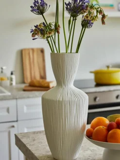 Keramische vaas Striped, H 47 cm^Bizzotto Sale