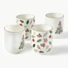 Kerst koffiemokken Eve van porselein, set van 4^Westwing Collection Online