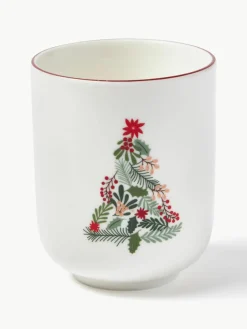 Kerst koffiemokken Eve van porselein, set van 4^Westwing Collection Online