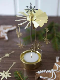 Kerst waxinelichthouder Northern Star, draaibaar^Pluto Design Outlet