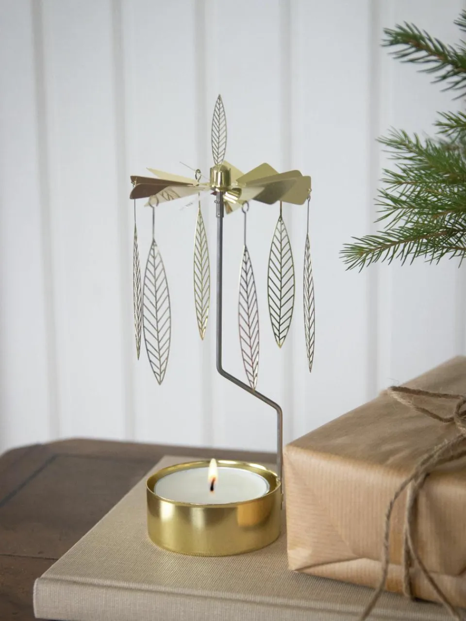Kerst waxinelichthouder Salix, draaibaar^Pluto Design New