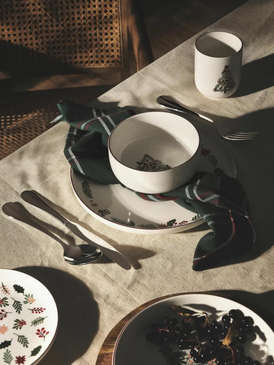 Kerstavondschalen van porselein, 4 stuks^Westwing Collection Outlet
