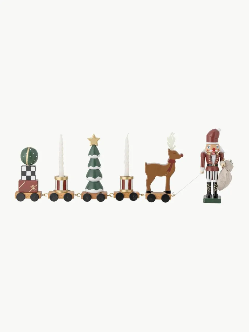 Kerstdecoratietrein Vadim van beukenhout^Bloomingville Outlet