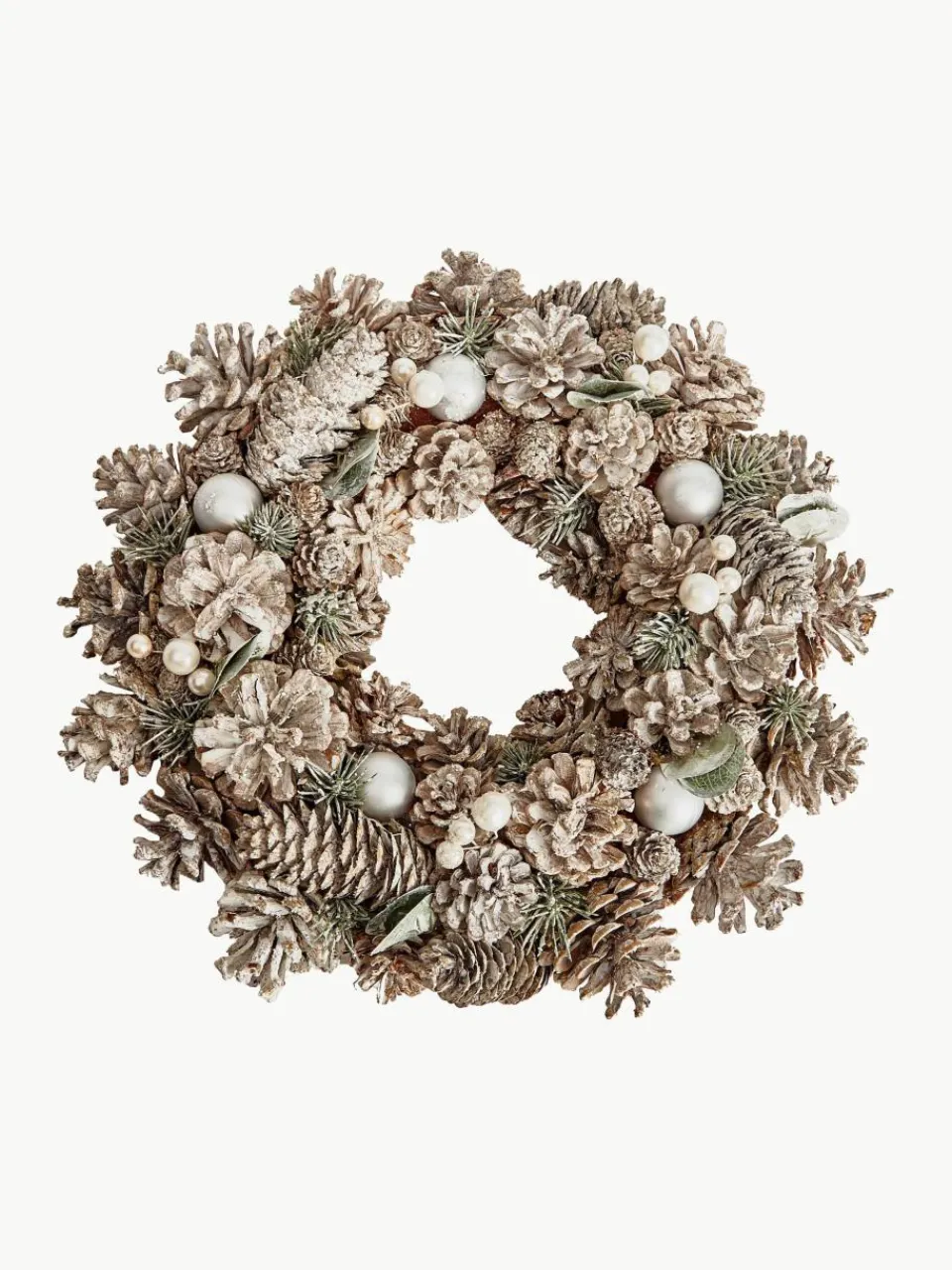 Kerstkrans Pearly, Ø 34 cm^Westwing Clearance