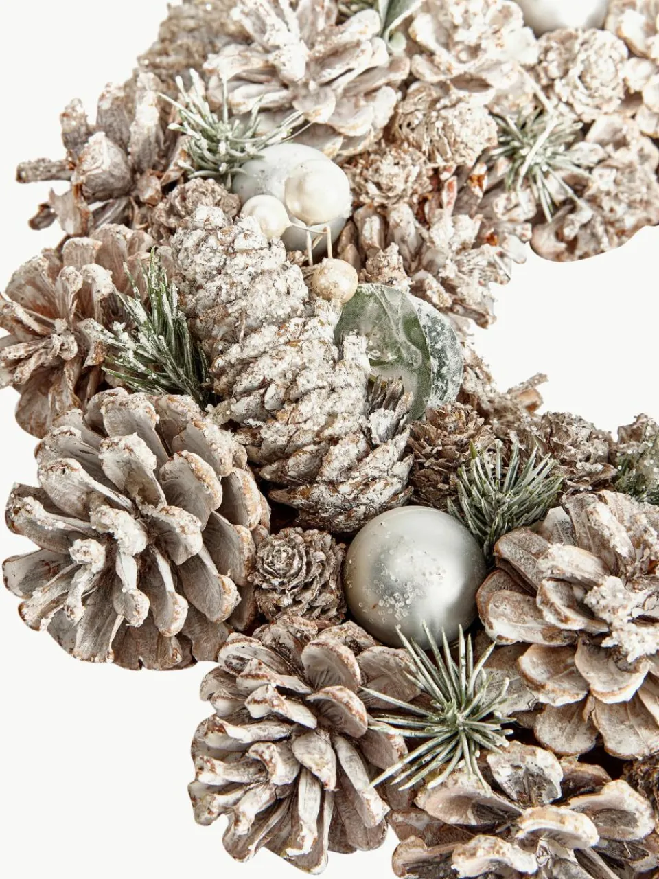Kerstkrans Pearly, Ø 34 cm^Westwing Clearance