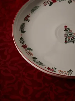 Kerstserveerbord Eve van porselein^Westwing Collection Fashion