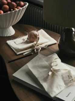 Kerstzakjes van biologisch katoen, 3-delig^ferm LIVING Clearance