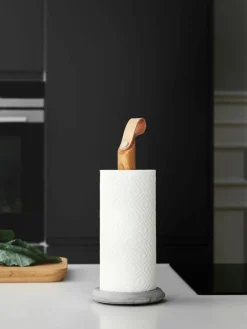 Keuken rolhouder Grab van eikenhout^Gejst New