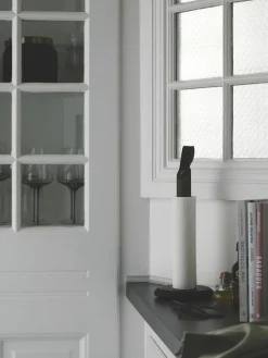 Keukenrolhouder Grab van eikenhout^Gejst Hot