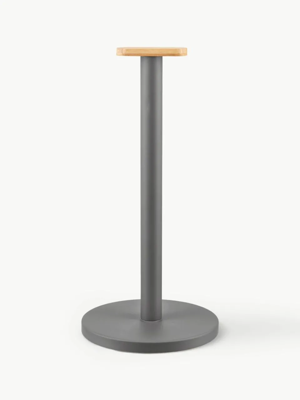 Keukenrolhouder Mattina met bamboehouten decoratie^ALESSI Discount