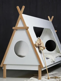 Kinderbed Tipi van grenenhout, 90 x 200 cm^Westwing New