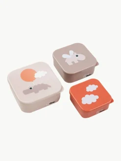 Kinderlunchbox Happy Clouds, set van 3^Done by Deer Best